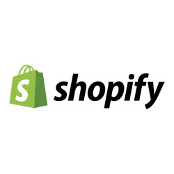 Shopify logo for eCommerce platform